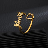 Personalized Stainless Steel Stethoscope Name Rings
