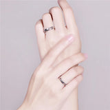 Personalized Stainless Steel Couple Ring Set