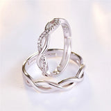 Personalized Stainless Steel Infinity Rings