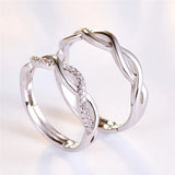 Personalized Stainless Steel Infinity Rings