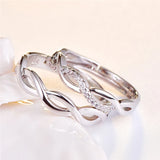 Personalized Stainless Steel Infinity Rings