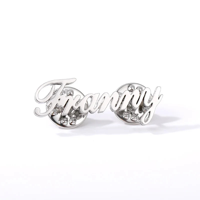 Personalized Name Brooch for Women