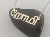 Custom Tamil Name Necklace for Women Personalized Nameplate Jewelry