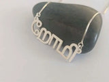 Custom Tamil Name Necklace for Women Personalized Nameplate Jewelry