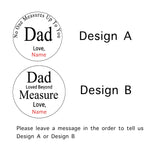 Personalized Tape Measure For Dad in Two Designs