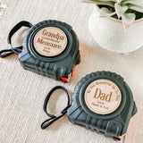 Personalized Tape Measure For Dad in Two Designs