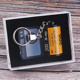 Personalized Film Roll Keyring Memorial Valentines Gift