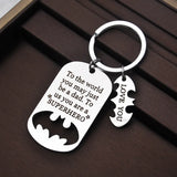 Custom Name Keychain Engraved Anti-Lost Keyring