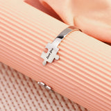 Custom Puzzle Cuff Bangle Stainless Steel Bracelet