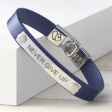 Personalized Name Symbols Bracelet Stainless Steel Bangle