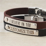 Personalized Name Symbols Bracelet Stainless Steel Bangle