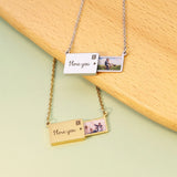 Personalized Hidden Symbol Necklace Engraved Lover Valentines