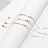 Personalized Thin Bracelets Stainless Steel Name Bracelets for Women