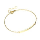 Personalized Thin Bracelets Stainless Steel Name Bracelets for Women