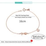 Personalized Tiny Bowknot Bracelet 925 Sterling Silver Dainty Link Chain for Her