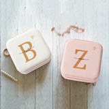 Personalized Travel Jewelry Case Name Jewelry Box Bridesmaid Proposal