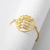 Personalized Tree of Life Bracelet