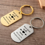 Twin Dad Keychain - Personalized Name Key Chain