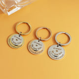 Personalized Two Name Circle Keychain For Mothers