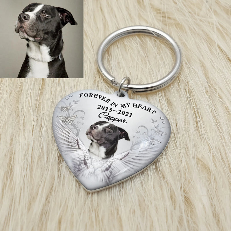 Personalized Pet Photo Keychain Urn Ash Container