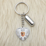 Personalized Pet Photo Keychain Urn Ash Container