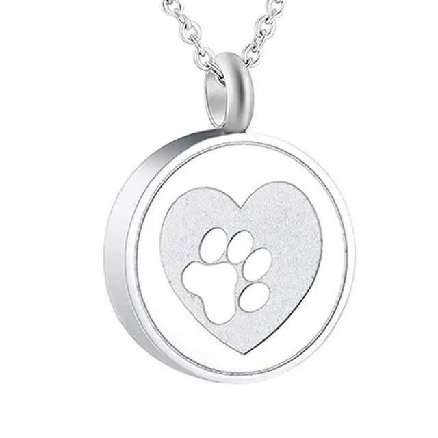 Dog Claw Pendant Keepsake Stainless Steel Waterproof Cremation Jewelry