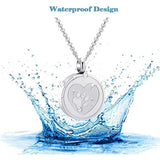 Dog Claw Pendant Keepsake Stainless Steel Waterproof Cremation Jewelry