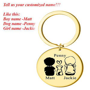 Personalized Name Key Chain Gift for Boyfriend Girlfriend Couple