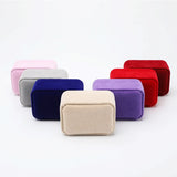 Velvet Double Rings Earring Organizer Case