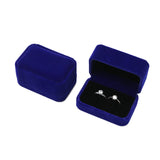 Velvet Double Rings Earring Organizer Case