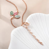 Colorful Balloons Vertical Name Necklace