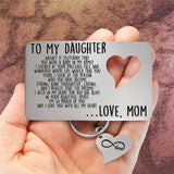 Personalized Wallet Card Keychain for Men