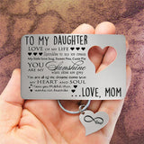 Personalized Wallet Card Keychain for Men