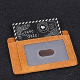 Personalized Wallet Insert Card with Date and Name
