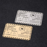 Personalized Wallet Insert Card with Date and Name