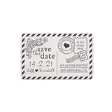 Personalized Wallet Insert Card with Date and Name