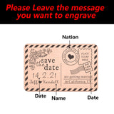 Personalized Wallet Insert Card with Date and Name