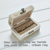 Personalized Wooden Ring Bearer Box Engagement Ring Holder