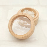 Personalized Wedding Ring Box Wood Ring Bearer Box Wedding Ring Holder