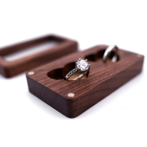 Personalized Wedding Ring Box Wooden Ring Bearer Box