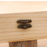 Personalized Wedding Wood Ring Box Holder Any Text Pattern