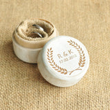 Personalized Wedding Ring Box Wooden Ring Box
