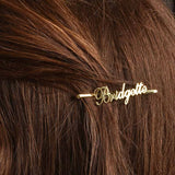 Custom Name Hairpin Stainless Steel Hair Clip Gift