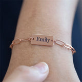 Personalized Engraved Stainless Steel Bangle