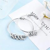Personalized Stainless Steel Bracelet with Heart Nameplate