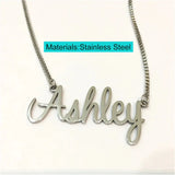 Personalized Stainless Steel Name Necklace Pendant Jewelry for Girlfriend