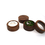 Custom Wood Ring Bearer Box Engraved Wedding Ring Box