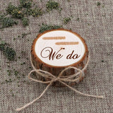 Rustic Wood Ring Box Wedding Ring Holder Engagement Anniversary Gift