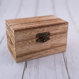 Personalized Wood Wedding Ring Box with Names & Date