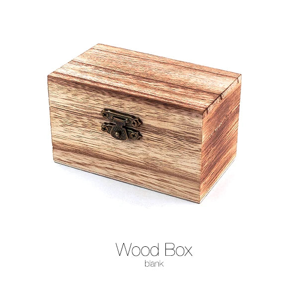 Personalized Wood Wedding Ring Box with Names & Date